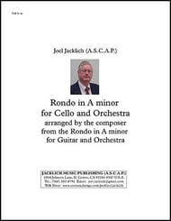 Rondo in A minor for Cello and Orchestra Orchestra sheet music cover Thumbnail